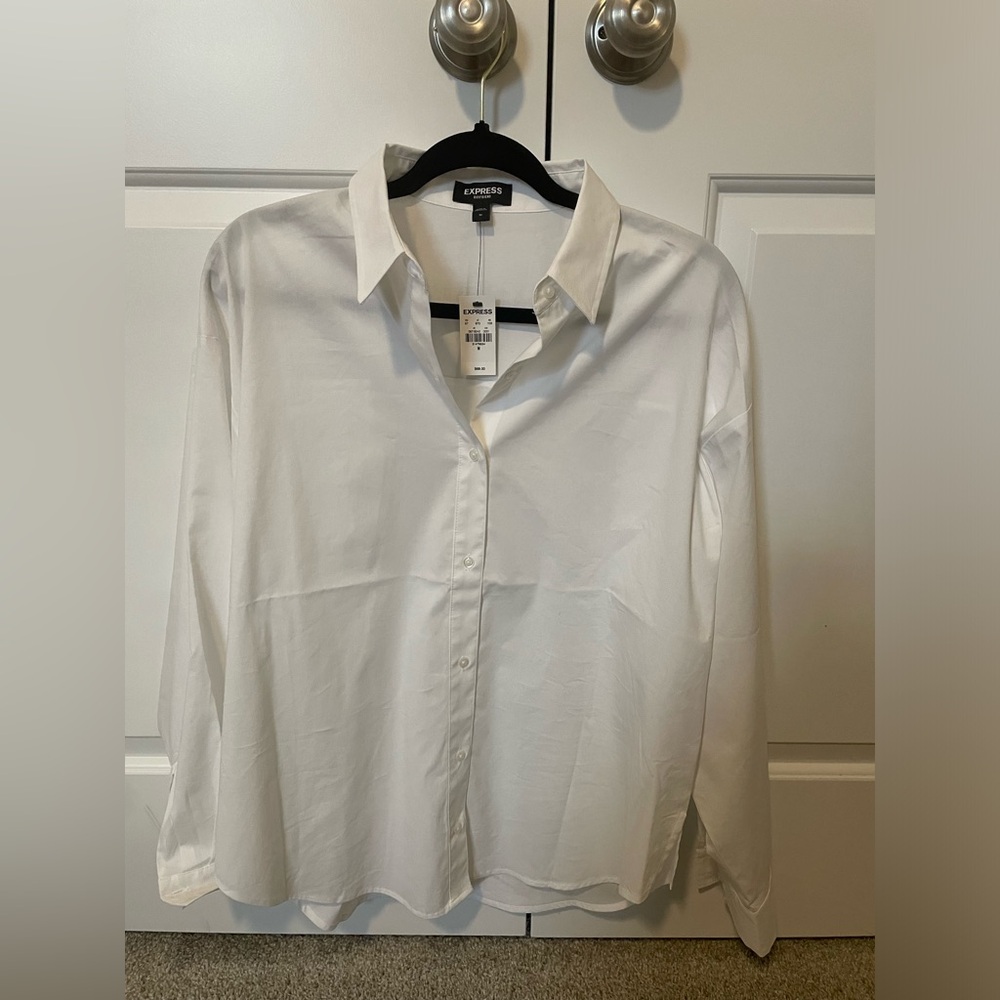 Express Boyfriend Dress Shirt